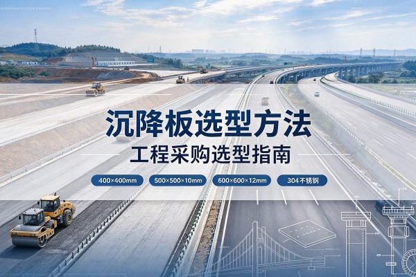 岭东沉降板选择方法