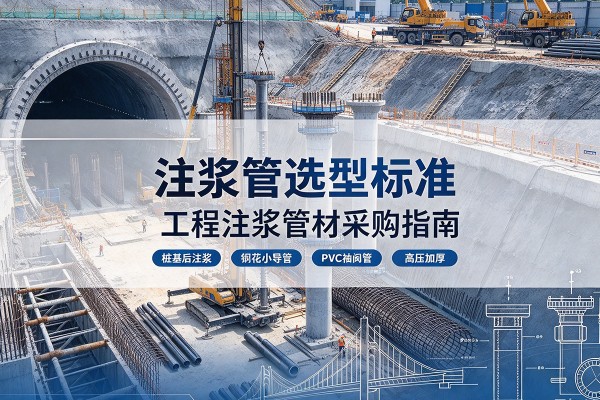 岭东注浆管选型标准