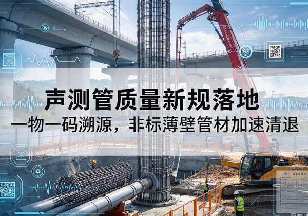 岭东声测管质量新规落地，一物一码溯源，非标薄壁管材加速清退